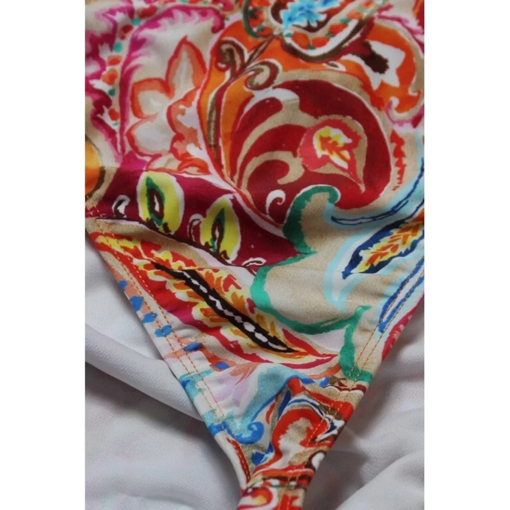 LAUREN RALPH LAUREN Women's Sunrise Printed Hipster Bikini Bottom